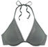 S.Oliver Bügel-Bikini-Top Aiko Häkeloptik oliv