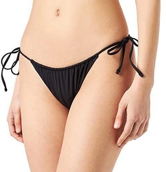 Hurley Solid Cheeky Tie Side Bikini Bottoms schwarz