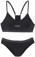 Venice Beach Bustier-Bikini mit abget&ouml;nten Details