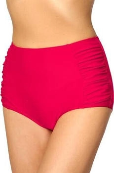 Merry Style Damen High Waist Bikinihose Bauch Weg Effekt MS10-119 rosa