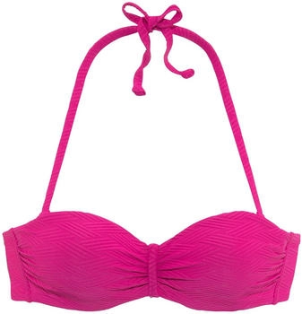 Sunseeker Bügel-Bandeau-Bikini-Top pink