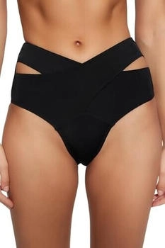 Trendyol Ausschnitt Detaillierter Hoher Taillenbikini Sechs Schwarz
