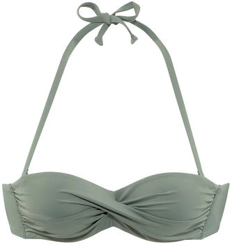 S.Oliver Bandeau-Bikini-Top oliv