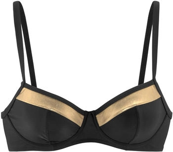 Lascana B&uuml;gel-Bikini-Top schwarz goldfarben F