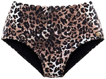 Lascana Highwaist-Bikini-Hose Lexa schwarz