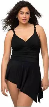Ulla Popken Badekleid Drapierung Softcups