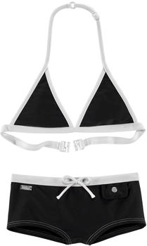 Buffalo Triangel-Bikini Hotpants schwarz weiß