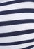 Venice Beach Bandeau-Bikini-Top 'Summer' blau weiß