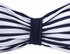 Venice Beach Bandeau-Bikini-Top 'Summer' blau weiß