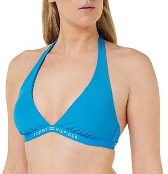 Tommy Hilfiger Damen Bikinitop Triangle Herausnehmbare Polster blau shocking blue