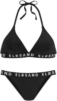 Elbsand Triangel-Bikini schwarz