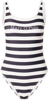 Marc O'Polo Badeanzug UV-Schutz schwarz ecru