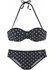 Lascana Bügel-Bandeau-Bikini (821303) schwarz/weiß