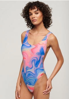 Superdry Print Scoop Back Badeanzug W3010408A-2CF-12