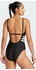 Adidas U-back Badeanzug schwarz weiß