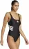 Adidas U-back Badeanzug schwarz weiß