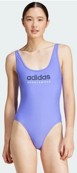 Adidas U-Back Badeanzug cobalt dunkelblau