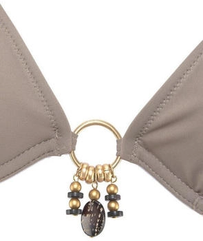 Bruno Banani Bügel-Bikini grau stein gold-schwarzen Accessories – Optimaler Halt für unbeschwerten Badespaß