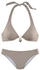 Bruno Banani Bügel-Bikini grau stein gold-schwarzen Accessories