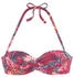S.Oliver Bügel-Bandeau-Bikini-Top Marika rostrot-bedruckt