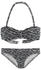 Venice Beach Bandeau-Bikini schwarz weiß