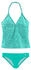 Venice Beach Tankini verstellbare Träger unifarbene Hose mint-weiß
