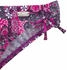 Buffalo Triangel-Bikini Folklore-Print lila aubergine