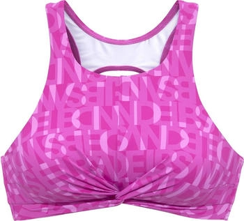 Elbsand Crop-Bikini-Top fuchsia