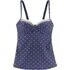 Lascana Tankini-Top blau gelb bedruckt