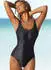 Lascana Damen Badeanzug schwarz 222363