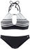 Jette Bustier-Bikini schwarz weiß
