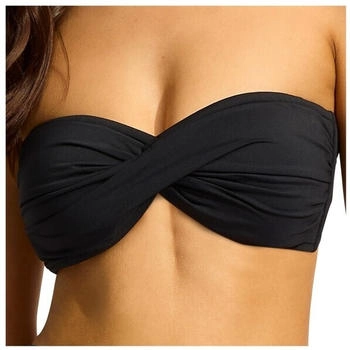 Seafolly Collective Twist Bandeau Bikini-Top schwarz