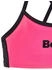 Bench Bustier-Bikini gekreuzte Träger pink schwarz