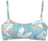 Sunseeker Bustier-Bikini-Top aquablau bedruckt