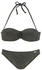 Buffalo Bügel-Bandeau-Bikini Romance strukturware oliv
