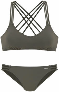 Bruno Banani Damen Bikini oliv