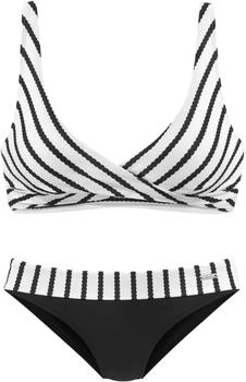 Lascana Triangel-Bikini (47760943) schwarz/weiß