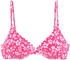 Vivance Dreams Bügel-Bikini-Top neonpink weiß