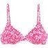 Vivance Dreams Bügel-Bikini-Top neonpink weiß