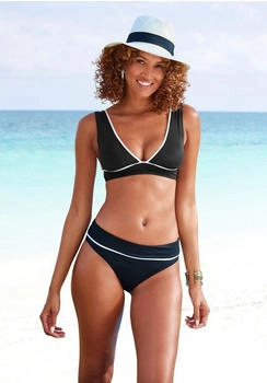 Vivance Dreams Bikini-Hose Lorena kontrastfarbenem Piping