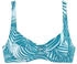 Lascana Bustier-Bikini-Top (65561119) petrol/bedruckt