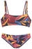 Sunseeker Bustier-Bikini 'Allis' bunt marine rostrot