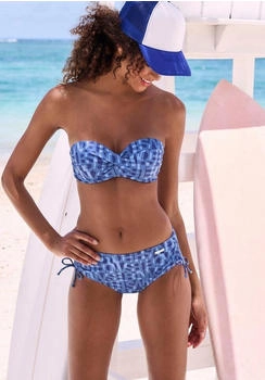 Elbsand Bikini-Hose Letra blau schwarz