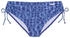 Elbsand Bikini-Hose Letra blau schwarz