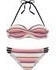 Venice Beach Bügel-Bandeau-Bikini creme rosa