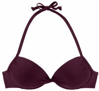 Lascana Damen Push-Up-Bikini-Top wattierte Cups, Mix-Kini, zum Binden,