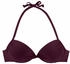 Lascana Bikinitop 'Kati' bordeaux
