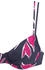 Lascana Bügel-Bikini-Top blau bedruckt Microfaser 20484006-40