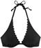 Lascana Bügel-Bikini-Top Scallop schwarz