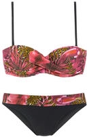 LASCANA B&uuml;gel-Bandeau-Bikini mit Dschungel-Optik